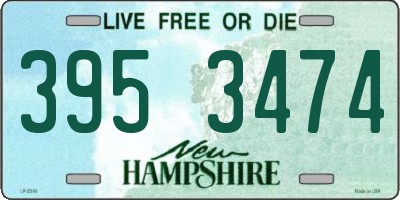 NH license plate 3953474