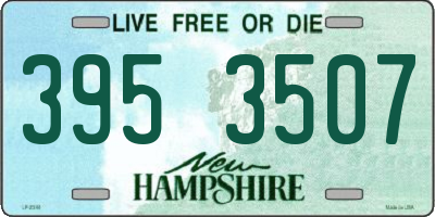 NH license plate 3953507