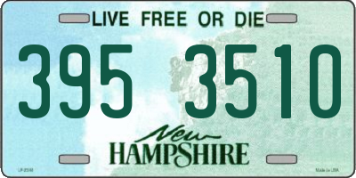 NH license plate 3953510