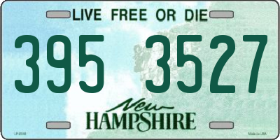 NH license plate 3953527