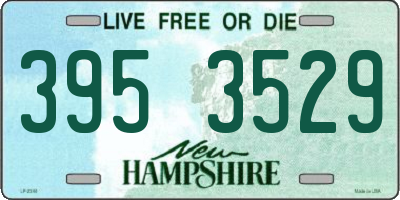 NH license plate 3953529