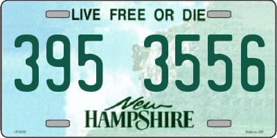 NH license plate 3953556