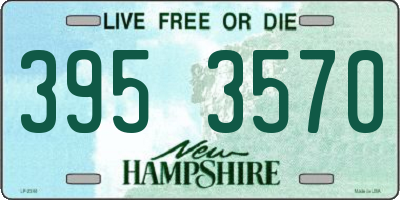 NH license plate 3953570