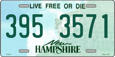 NH license plate 3953571