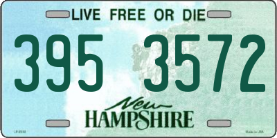 NH license plate 3953572