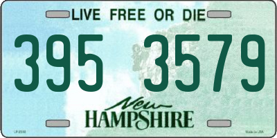 NH license plate 3953579