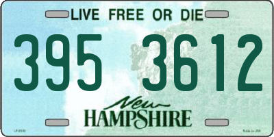NH license plate 3953612