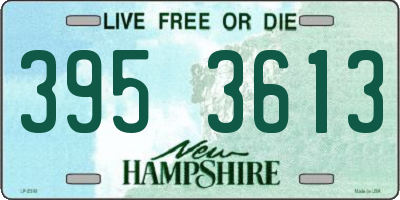 NH license plate 3953613