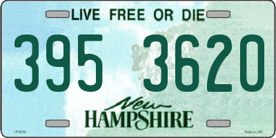 NH license plate 3953620