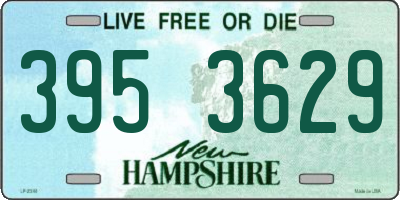 NH license plate 3953629