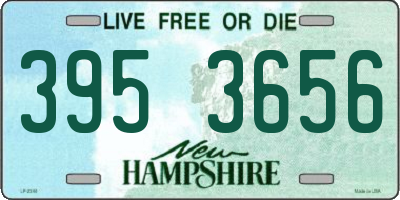 NH license plate 3953656