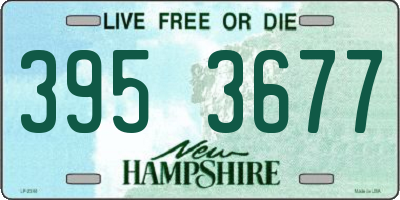 NH license plate 3953677