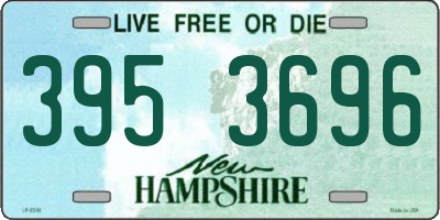 NH license plate 3953696