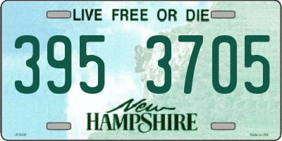 NH license plate 3953705