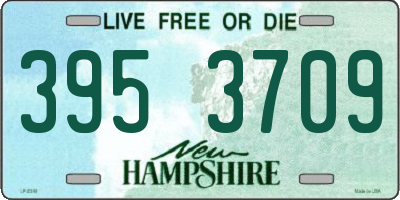 NH license plate 3953709