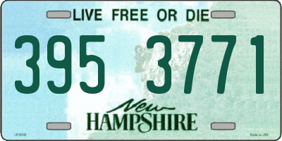 NH license plate 3953771