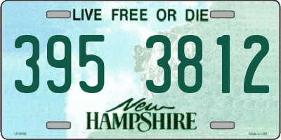 NH license plate 3953812