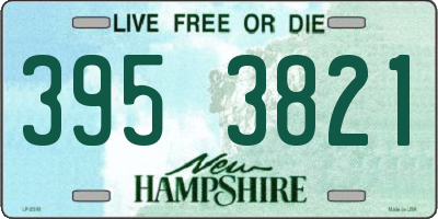 NH license plate 3953821