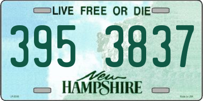 NH license plate 3953837