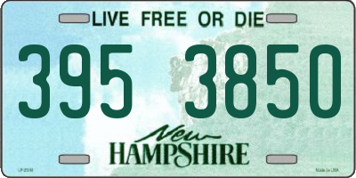 NH license plate 3953850