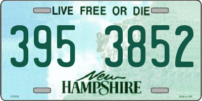 NH license plate 3953852