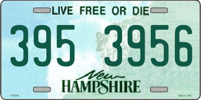 NH license plate 3953956