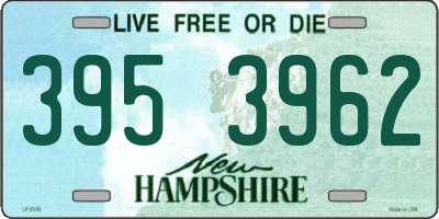 NH license plate 3953962
