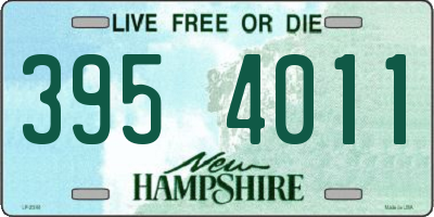 NH license plate 3954011