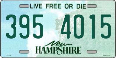NH license plate 3954015