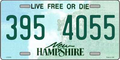 NH license plate 3954055