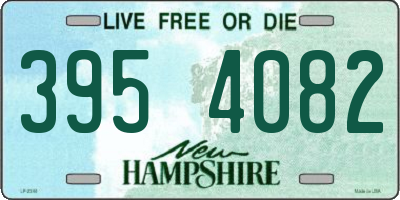 NH license plate 3954082
