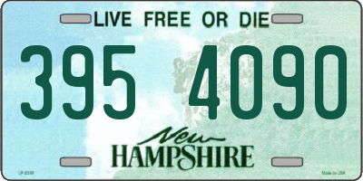 NH license plate 3954090