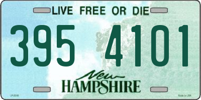 NH license plate 3954101