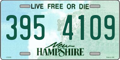 NH license plate 3954109