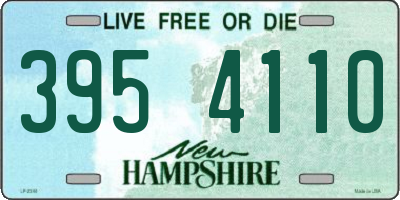 NH license plate 3954110