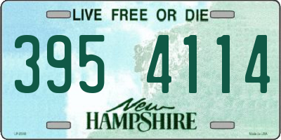 NH license plate 3954114