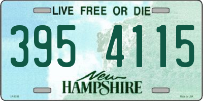 NH license plate 3954115