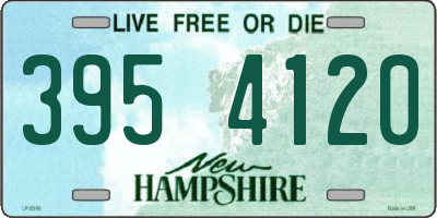 NH license plate 3954120