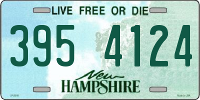 NH license plate 3954124