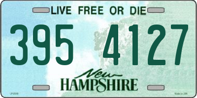 NH license plate 3954127