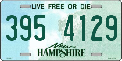 NH license plate 3954129