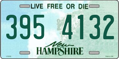 NH license plate 3954132