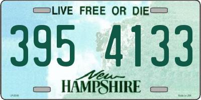 NH license plate 3954133