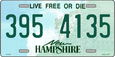 NH license plate 3954135