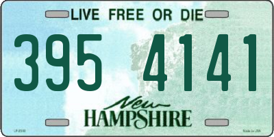 NH license plate 3954141