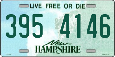 NH license plate 3954146