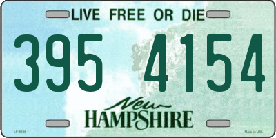 NH license plate 3954154