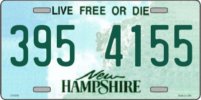 NH license plate 3954155