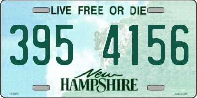 NH license plate 3954156