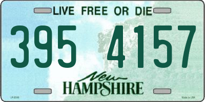 NH license plate 3954157